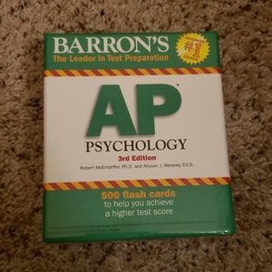 Barron's AP Psychology flashcards - 3rd edition